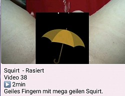 squirt rasiert fingern abspritzen