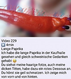 foodporn paprika haarig schmatzen titten