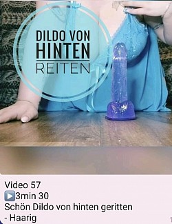 dildo haarig 3min