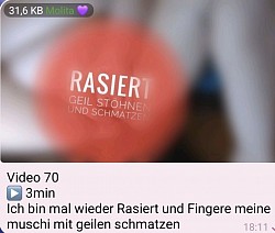 rasiert befriedigung schmatzen