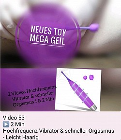 vibra orgasmus leicht haarig 2min