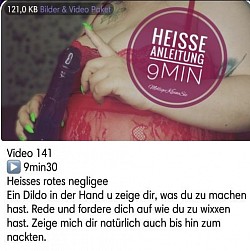 anleitung dildo nackt