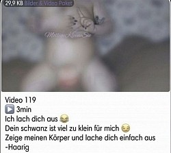 auslachen,haarig